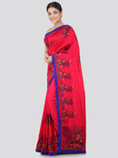 Women's Pure Silk Saree With Blouse Piece