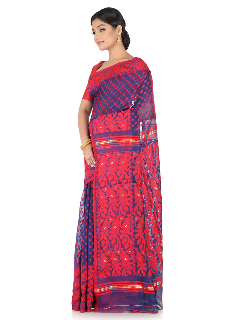 Buy women Dhakai Jamdani saree