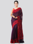 Dhakai Jamdani Saree PinkLoom